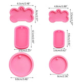 Dog Bone Silicone Mold Set for DIY Keychain Epoxy Resin Mould