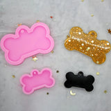 Dog Bone Silicone Mold Set for DIY Keychain Epoxy Resin Mould