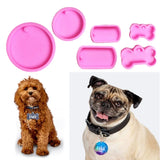 Dog Tag Epoxy Resin Mold DIY Crafts Jewelry Casting Tools