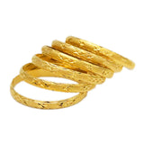 6 Pieces Dubai Bracelet Ethiopian African Jewelry