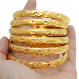 6 Pieces Dubai Bracelet Ethiopian African Jewelry