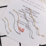 6 Pcs Double Hanging Split Flower Curved Band Pendant Tassel Material