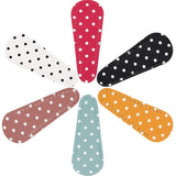 6 Embroidery Scissors Sheath Polka Dot Protective Cover Leather
