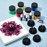6 Pieces Flower Pour Cup Acrylic Pouring Strainers DIY Painting Supplies