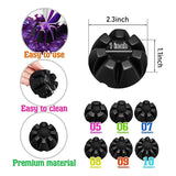 6 Pieces Flower Pour Cup Acrylic Pouring Strainers DIY Painting Supplies
