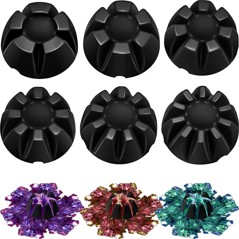 6-Piece Flower Pour Cup Acrylic Pouring Strainers DIY Paint Supplies