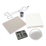 6-Piece Graphite Crucible Set for Jewelry Making, Melting Quartz Crucible