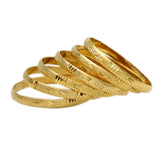 6 Pcs Dubai Bracelet 24k Ethiopian Colorful Jewelry