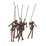 6 Pcs Skeleton Body DIY Dolls Pendants for Earrings Necklaces