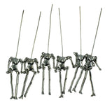 6 Pcs Skeleton Body DIY Dolls Pendants for Earrings Necklaces