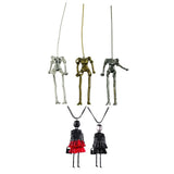 6 Pcs Skeleton Body DIY Dolls Pendants for Earrings Necklaces