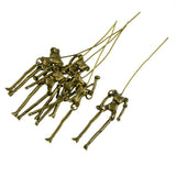 6 Pcs Skeleton Body DIY Dolls Pendants for Earrings Necklaces
