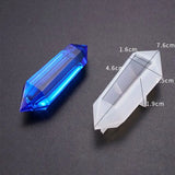 6-Piece Silicone Casting Molds for Resin Pendulum Cone Crystal Column Pendant
