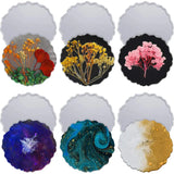 6 Resin Coaster Molds Geode Shape DIY Epoxy Tray Casting Mold