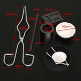6Pcs Graphite Casting Mold Melting Furnace Crucible Set