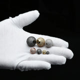 6 Pcs Copper Ball Spacer Beads for Earrings DIY Jewelry Making