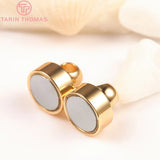 6 Sets Brass Magnetic Bracelet Clasp Beads for Diy Jewelry Making