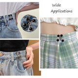 6 Sets Waist Extender Buckle Pins for DIY Jeans, Sewing Tools