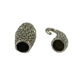 6 Sets Metal Snake Tibetan Silver Toggle Clasps DIY Craft