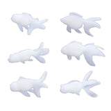 6 Shapes Silicone Goldfish Resin Art Mold Fillers Jewelry Making