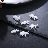 6 Shapes DIY Silicone Mini Goldfish Modeling Fish Resin Art Mold Fillers