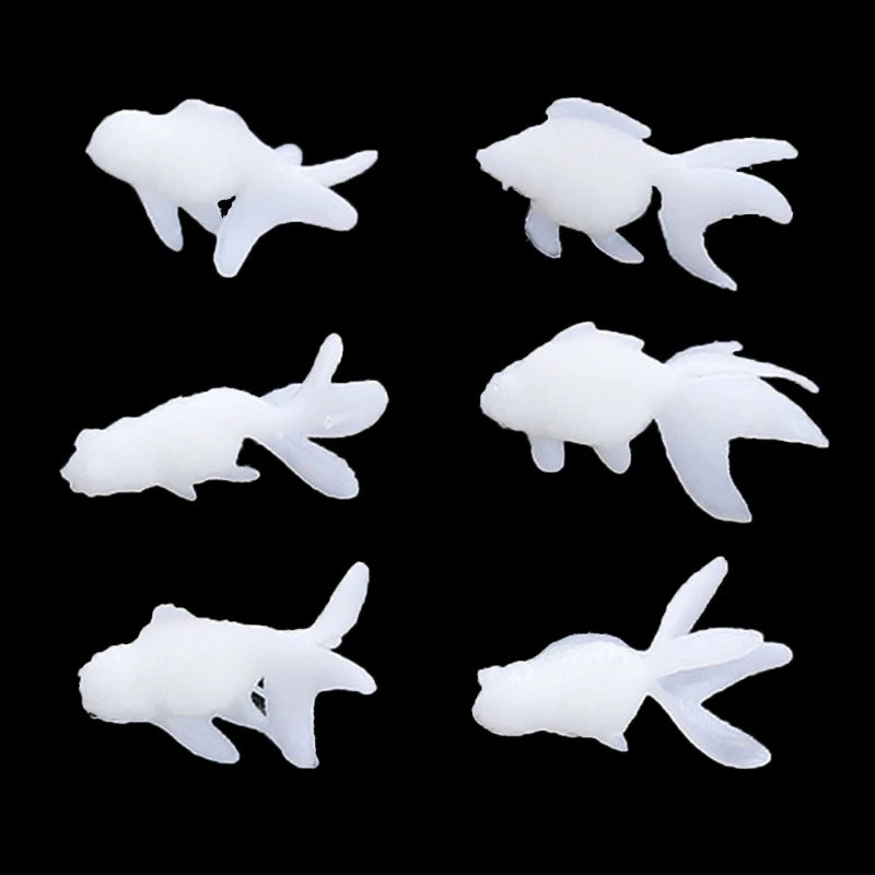 6 Goldfish Silicone Mini Resin Art Mold Fillers