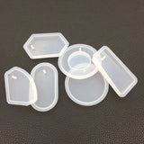 6 Shapes Silicone Casting Resin Molds DIY Jewelry Pendants Clay Epoxy Resin