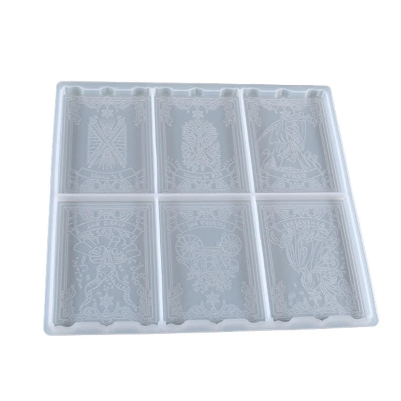 Taluo Card Silicone Molds for Resin Casting, DIY Personalized Jewelry