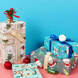 6 Sheets Gift Wrapping Paper Present DIY Packing Xmas Party F3MF