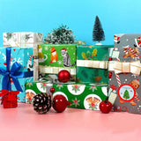 6 Sheets Gift Wrapping Paper Present DIY Packing Xmas Party F3MF