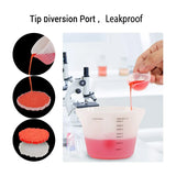 Silicone Mixing Pour Cups for Resin Jewelry Making 3 Sizes Reusable