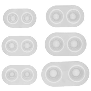 6 Pcs BJD Doll Heavy Pupil Eye Clear Silicone Mold Set DIY BJD Eye Materials
