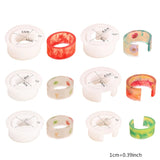 Acrylic Silicone Bracelet Molds Set 6 Sizes, Open Cuff Mold Tools
