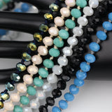 Fashion Women Multi-layer Knotted Glass Necklace Unisex Jewelry Gift