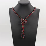 Hawaiian Style Multilayer Knotted Necklace Bracelet Set