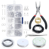DIY Jewelry Making Kit Tool Wire Beading Tools Craft Supplies - Sterling Silver