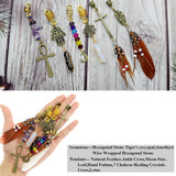 Chakras Crystal Hair Dreadlock Beads Loc Jewelry