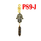Chakras Crystal Hair Dreadlock Beads Loc Jewelry
