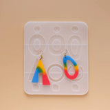 6 Mixed Silicone Epoxy Resin Molds Set for DIY Jewelry Making