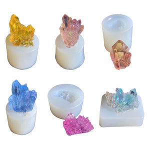 Stone Crystal Cluster Resin Mold Silicone Mould DIY Jewelry