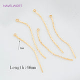Cubic Zirconia Tassel Earring Pendants DIY Charms