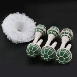 Set of 6 Lace Collar Flower Holders for Wedding Bouquets