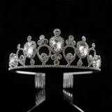 Crystal Tiara Crown Bridal Rhinestone Headband Wedding Hair Jewelry