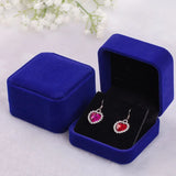 Colorful Flannelette Earring Jewelry Box Organizer