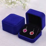 Colorful Flannelette Earring Jewelry Box Organizer