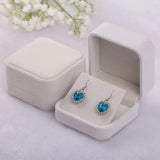 Colorful Flannelette Earring Jewelry Box Organizer