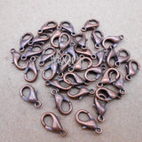 300pcs/lot Mixed Color 12*6mm Jewelry Findings Lobster Clasp Hooks