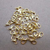 300pcs/lot Mixed Color 12*6mm Jewelry Findings Lobster Clasp Hooks