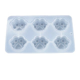 6 Grid Mirror Cat Claw Shaped Silicone Mold for Epoxy Resin