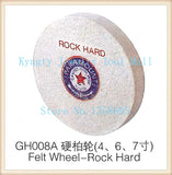 6 inch Felt Wheel Rock Hard craft jewelry tool equipment jewelry polishing